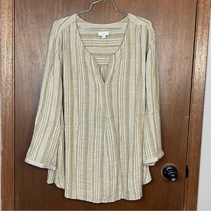 J. Jill Woman’s Plus Size Lightweight Viscose Rayon Blouse Size 3XL